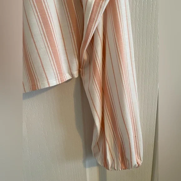 Pink Stripe Crop Top - Picture 6 of 7